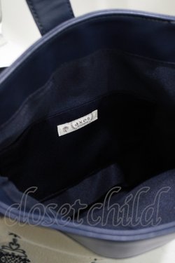 画像3: axes femme / 刺繍ショルダーバッグ  オフ/ネイビー H-25-09-30-1053-AX-BG-NS-ZH