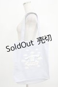 Maison de FLEUR / シナモロールトートバッグ  サックス H-25-09-30-1054-LO-BG-NS-ZH