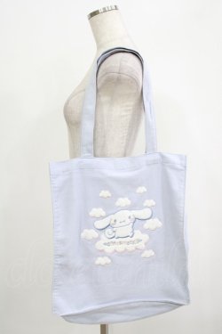 画像1: Maison de FLEUR / シナモロールトートバッグ  サックス H-25-09-30-1054-LO-BG-NS-ZH