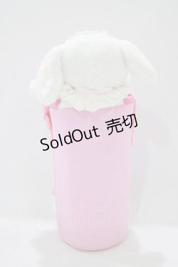 画像2: BABY,THE STARS SHINE BRIGHT / うさくみゃちゃんペットボトルホルダー  ピンク H-25-09-30-1068-BA-ZA-YZ-ZH