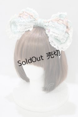 画像1: BABY,THE STARS SHINE BRIGHT / くまくみゃちゃんのスウィートチョコレートカチューシャ  ミント H-25-09-30-1070-BA-AC-YZ-ZH
