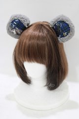 Royal Princess Alice / PUNK CATクマ耳クリップ  青チェック H-25-09-30-1071-LO-AC-NS-ZH