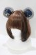 画像1: Royal Princess Alice / PUNK CATクマ耳クリップ  青チェック H-25-09-30-1071-LO-AC-NS-ZH (1)