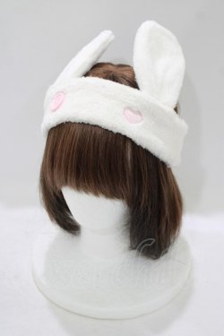 画像1: To Alice / うさぎヘアバンド  オフ H-25-09-30-1073-LO-AC-NS-ZH