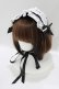 画像1: BABY,THE STARS SHINE BRIGHT / Creamy Ribbonヘッドドレス  ブラック/オフ白 H-25-09-30-1074-BA-AC-NS-ZH (1)