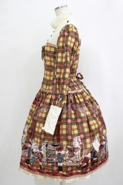 画像2: ALICE and the PIRATES / Drosselmeyer's Wonder Box柄ワンピース Free カナリヤ（イエロー） H-25-09-30-1007-PA-OP-NS-ZH