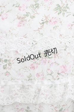 画像4: 魔法茶会（海外ロリータブランド） / 花柄スカラップジャンパースカート L オフ/ピンク H-25-09-30-1011-EL-OP-NS-ZH