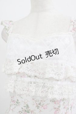 画像5: 魔法茶会（海外ロリータブランド） / 花柄スカラップジャンパースカート L オフ/ピンク H-25-09-30-1011-EL-OP-NS-ZH