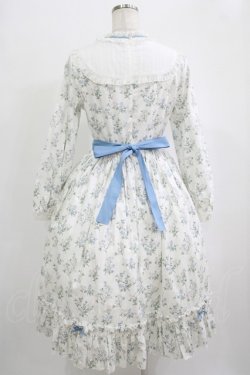 画像3: Bunny魔法森林（海外ロリータブランド） / ヨーク切替花柄ワンピース Free オフ/サックス H-25-09-30-1012-PU-OP-NS-ZH