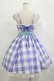 画像3: Angelic Pretty / レディなギンガムジャンパースカート Free ラベンダー H-25-09-30-1014-AP-OP-NS-ZH (3)