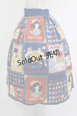 画像2: POM POM（海外ロリータブランド） / Showa Girlスカート M ブルー H-25-09-30-1020-PU-SK-NS-ZH