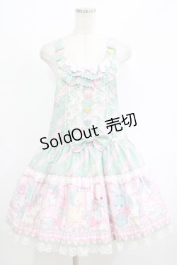 画像1: Angelic Pretty / MELODY TOYSサロペット(2014) Free ミント H-25-09-30-1021-AP-OP-NS-ZH