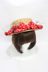 Cerise / チェリーリボンハット  レッドチェリー×レッドリボン H-25-10-01-005-LO-AC-KB-ZT087