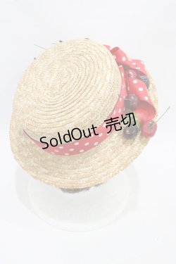 画像2: Cerise / チェリーリボンハット  レッドチェリー×レッドリボン H-25-10-01-005-LO-AC-KB-ZT087