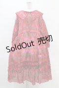 PRETTY DAYS / ハートタータンチェックワンピース  赤 H-25-10-01-032-0-OP-KB-ZH
