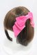 画像1: Cerise / ベルベットリボンバレッタ  フューシャピンク H-25-10-01-006-LO-AC-KB-ZH (1)