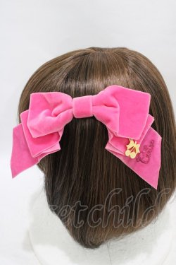 画像2: Cerise / ベルベットリボンバレッタ  フューシャピンク H-25-10-01-006-LO-AC-KB-ZH