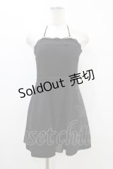 Ozz oneste / カップ付チュニックキャミ  黒 H-25-10-01-048-OO-TO-KB-ZT232