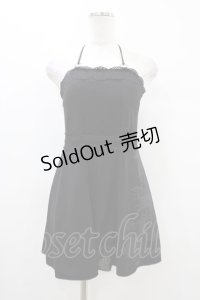 Ozz oneste / カップ付チュニックキャミ  黒 H-25-10-01-048-OO-TO-KB-ZT232