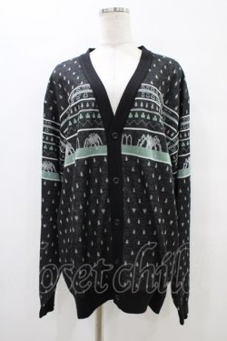 画像1: MILKBOY / SPIDER CARDIGAN  ブラック H-25-10-01-058-MB-TO-KB-ZH