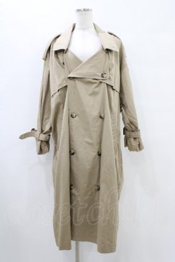 画像1: RNA / ルーズロングトレンチ M ベージュ H-25-10-01-060-PU-CO-KB-ZH