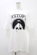 MILKBOY / DYSTOPIA Tee L ホワイト H-25-10-01-061-MB-TO-KB-ZH