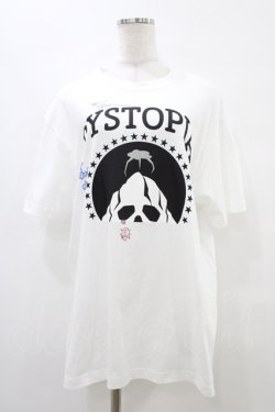 画像1: MILKBOY / DYSTOPIA Tee L ホワイト H-25-10-01-061-MB-TO-KB-ZH