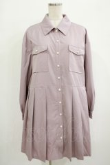 Ank Rouge / BIGシャツ M ピンク H-25-10-01-1024-CA-BL-NS-ZH