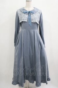 Maison de FLEUR Petite Robe canone / 星に届きそうなワンピース M Light Blue H-25-10-01-1031-EL-OP-NS-ZH