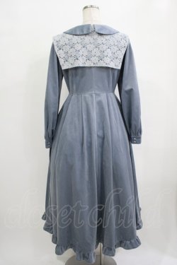 画像3: Maison de FLEUR Petite Robe canone / 星に届きそうなワンピース M Light Blue H-25-10-01-1031-EL-OP-NS-ZH