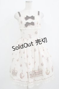 Innocent World / King of Lolitaジャストウエストジャンパースカート M ピンク H-25-10-01-1032-IW-OP-NS-ZH