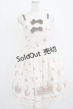 画像1: Innocent World / King of Lolitaジャストウエストジャンパースカート M ピンク H-25-10-01-1032-IW-OP-NS-ZH