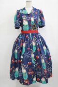 Royal Princess Alice / にゃいすクリームソーダワンピース＆カチューシャセット Free ネイビー H-25-10-01-1035-LO-OP-NS-ZH