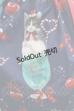 画像4: Royal Princess Alice / にゃいすクリームソーダワンピース＆カチューシャセット Free ネイビー H-25-10-01-1035-LO-OP-NS-ZH