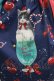 画像4: Royal Princess Alice / にゃいすクリームソーダワンピース＆カチューシャセット Free ネイビー H-25-10-01-1035-LO-OP-NS-ZH (4)
