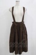 mayla classic / Laprinp girls' schoolサスペンダーパンツ Free ブラウン H-25-10-01-1044-LO-PA-NS-ZH