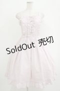 axes femme kawaii / コットンレースジャンスカ M ピンク H-25-10-01-1004-AX-OP-NS-ZH