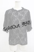 m petit by misako / TT*AOKシアートップス M ブラック H-25-10-01-1049-LO-TO-NS-ZH