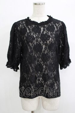 画像1: m petit by misako / TT*AOKシアートップス M ブラック H-25-10-01-1049-LO-TO-NS-ZH