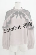 Rojita / レース切替ラッフルブラウス Free ピンク H-25-10-01-1051-LO-BL-NS-ZH