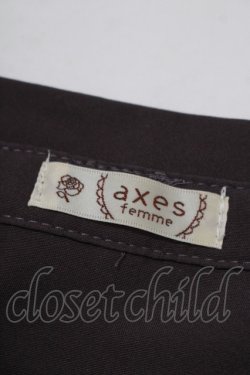 画像4: axes femme / 襟付ブラウス M グレー H-25-10-01-1052-AX-BL-NS-ZH
