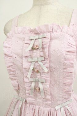 画像4: axes femme kawaii / コットンレースジャンスカ M ピンク H-25-10-01-1004-AX-OP-NS-ZH