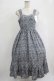 画像1: m petit by misako / MSKトワルドジュイジャンパースカート M グレー H-25-10-01-1005-LO-SK-NS-ZH (1)