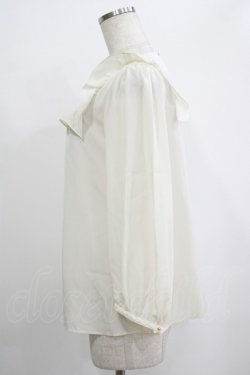 画像2: Franche Lippee / ヨークフリルブラウス M 生成り H-25-10-01-1061-LO-BL-NS-ZH