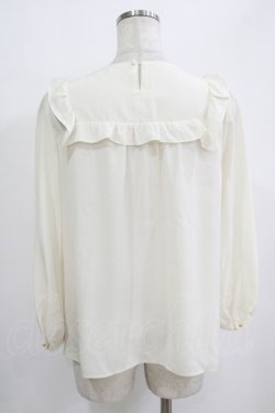 画像3: Franche Lippee / ヨークフリルブラウス M 生成り H-25-10-01-1061-LO-BL-NS-ZH