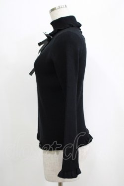 画像2: m petit by misako / サンリオキャラクターズコラボ クロミ ニットプルオーバー S ブラック H-25-10-01-1065-LO-TO-NS-ZH