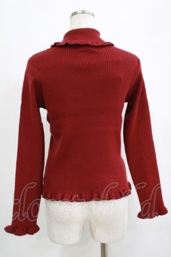 画像3: m petit by misako / サンリオキャラクターズコラボ キティ ニットプルオーバー S レッド H-25-10-01-1066-LO-TO-NS-ZH
