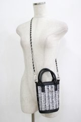 evelyn / ツイードショルダーバッグ  ブラック H-25-10-01-1068-LO-BG-NS-ZH