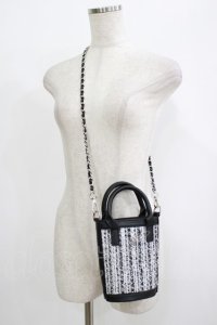 evelyn / ツイードショルダーバッグ  ブラック H-25-10-01-1068-LO-BG-NS-ZH