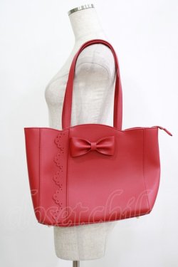 画像1: m petit by misako / TT*AMリボンTT  レッド H-25-10-01-1070-LO-BG-NS-ZH